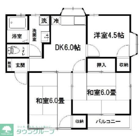 ハイツ望月の物件間取画像